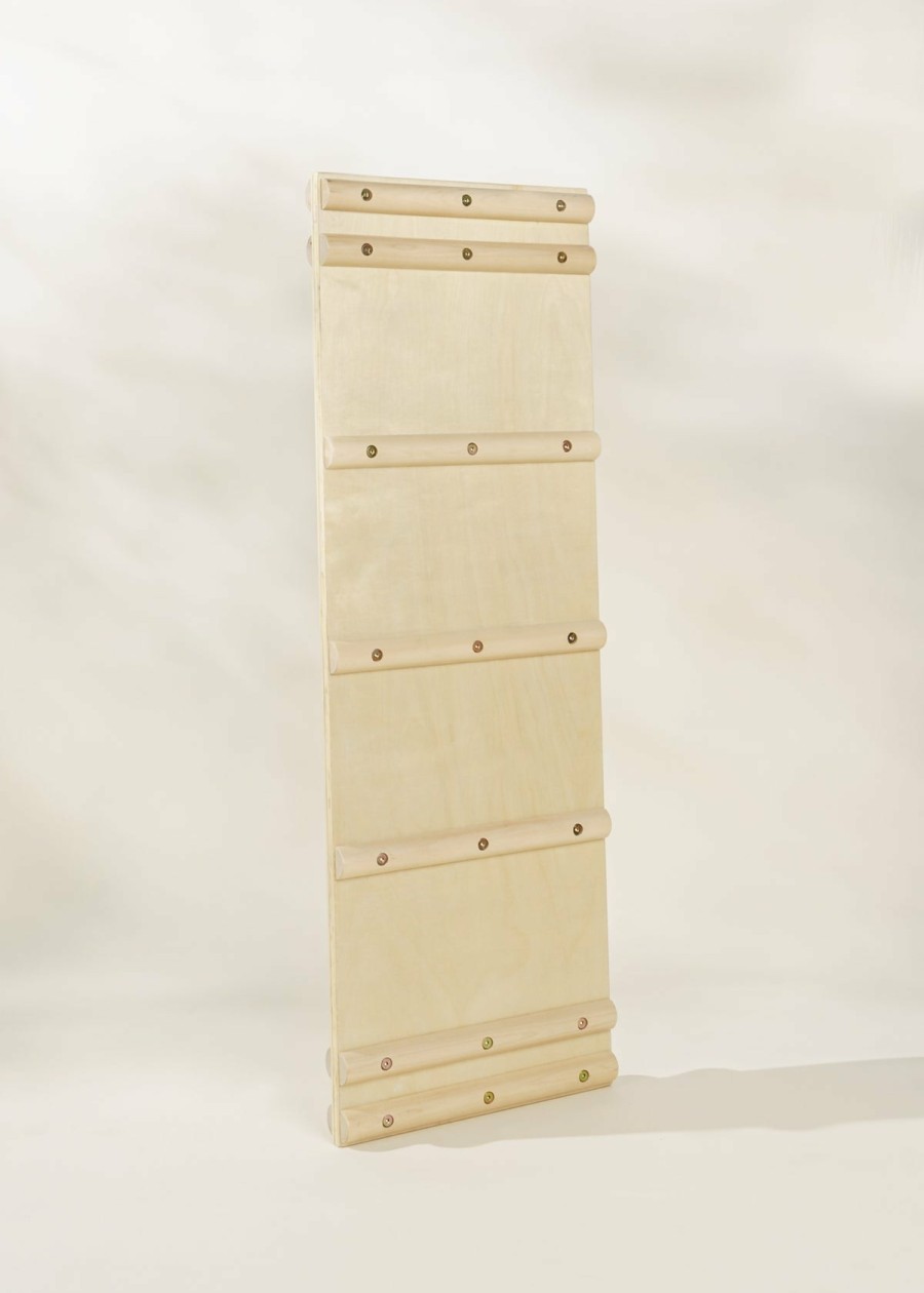 Play Coco Village Montessori Toys | Montessori Ladder Climber Board - Natural Wood