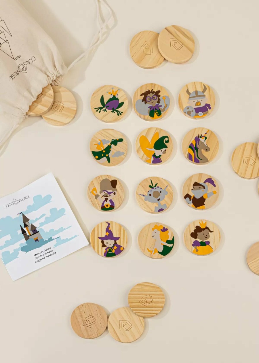 Play Coco Village Games | Wooden Memory Game - Imaginarium (24 Pcs)