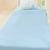 Home Essentials Coco Village Kids Bedding | Organic Cotton Flat Sheet - Glacier