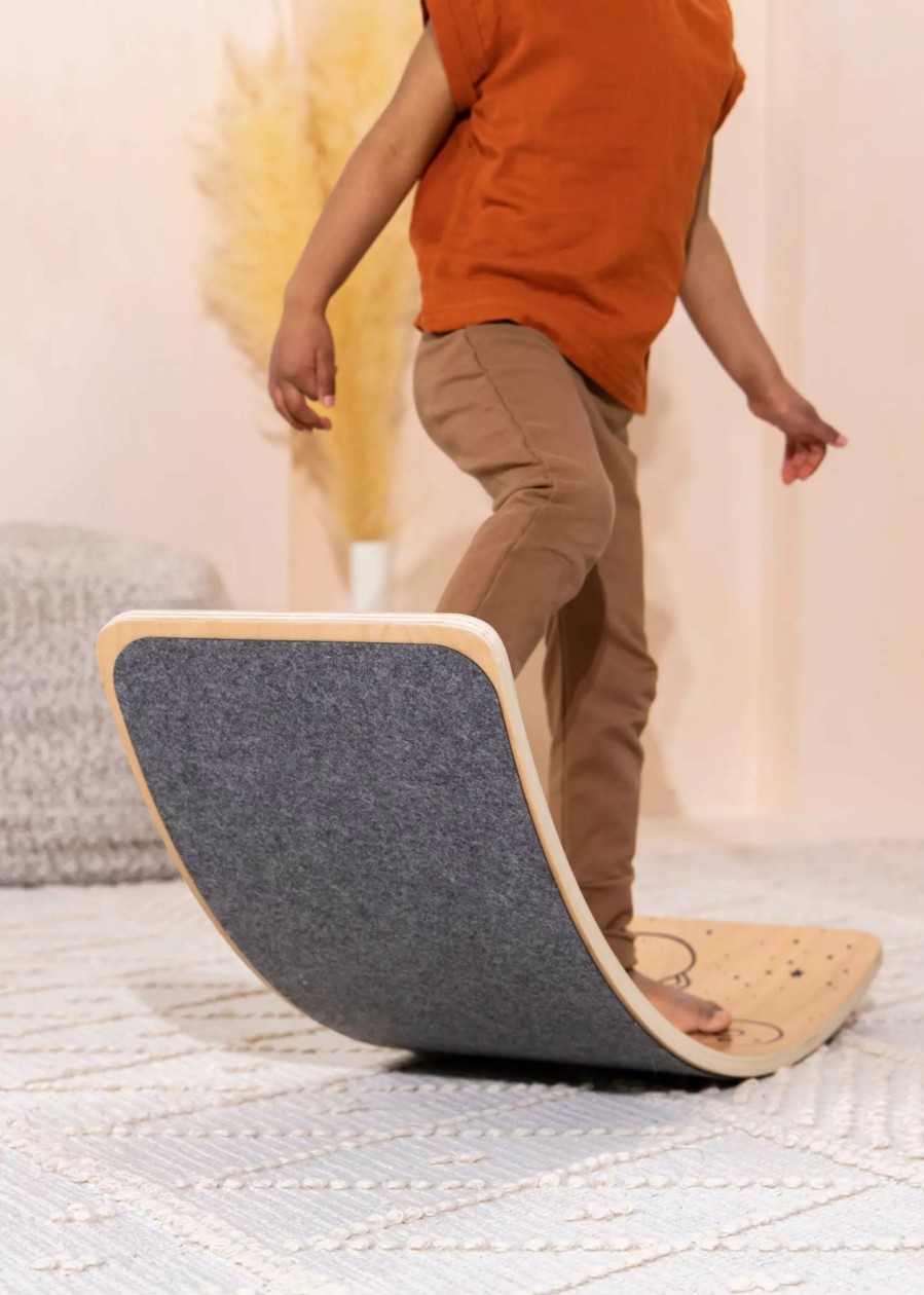 Play Coco Village Helmets & Accessories | Balance Board Felt - Grey