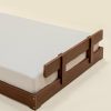 Home Essentials Coco Village Kids Beds | Wooden Bed Frame Rail - Walnut