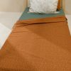 Home Essentials Coco Village Kids Bedding | 100% Organic Cotton Flat Sheet Kanyon - Mist