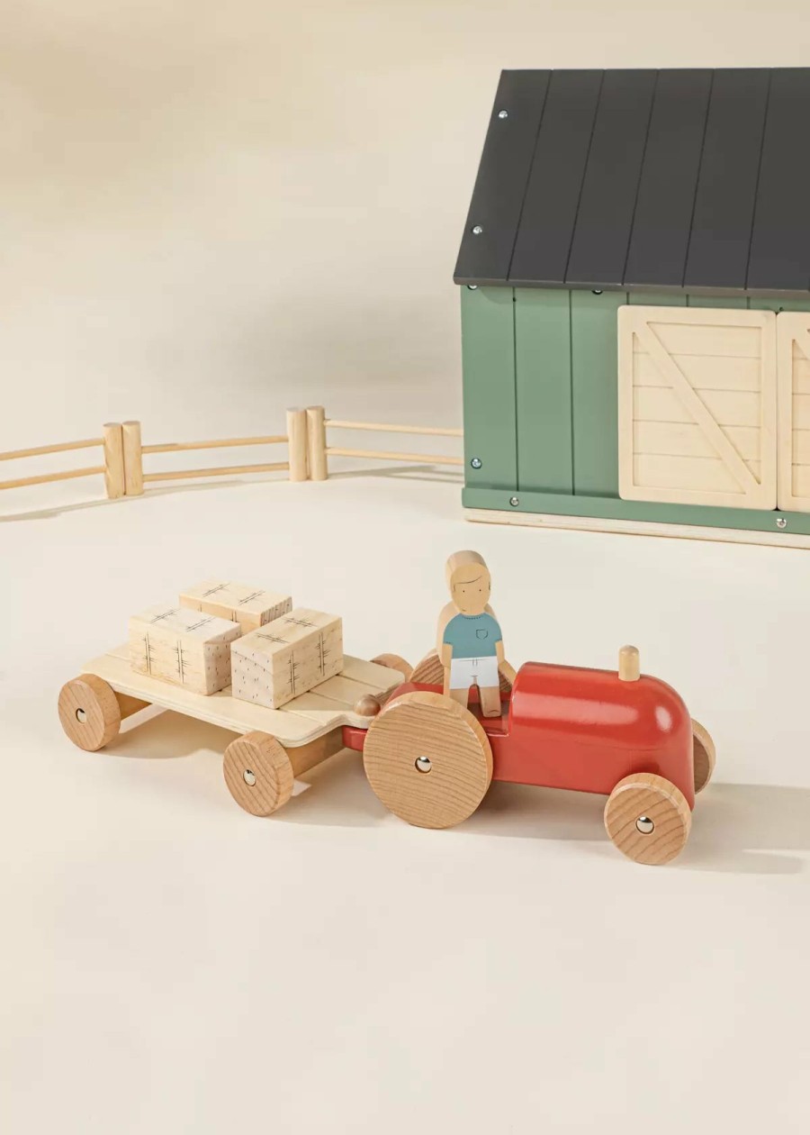 Play Coco Village Educational Toys | Wooden Farm Tractor