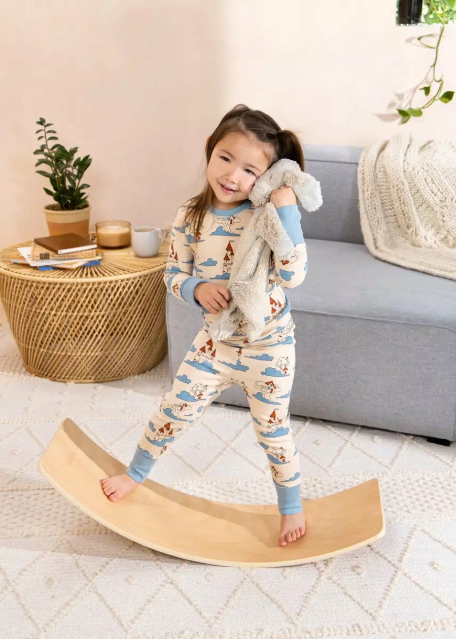 Play Coco Village Balance Boards | Balance Board - Natural Wood