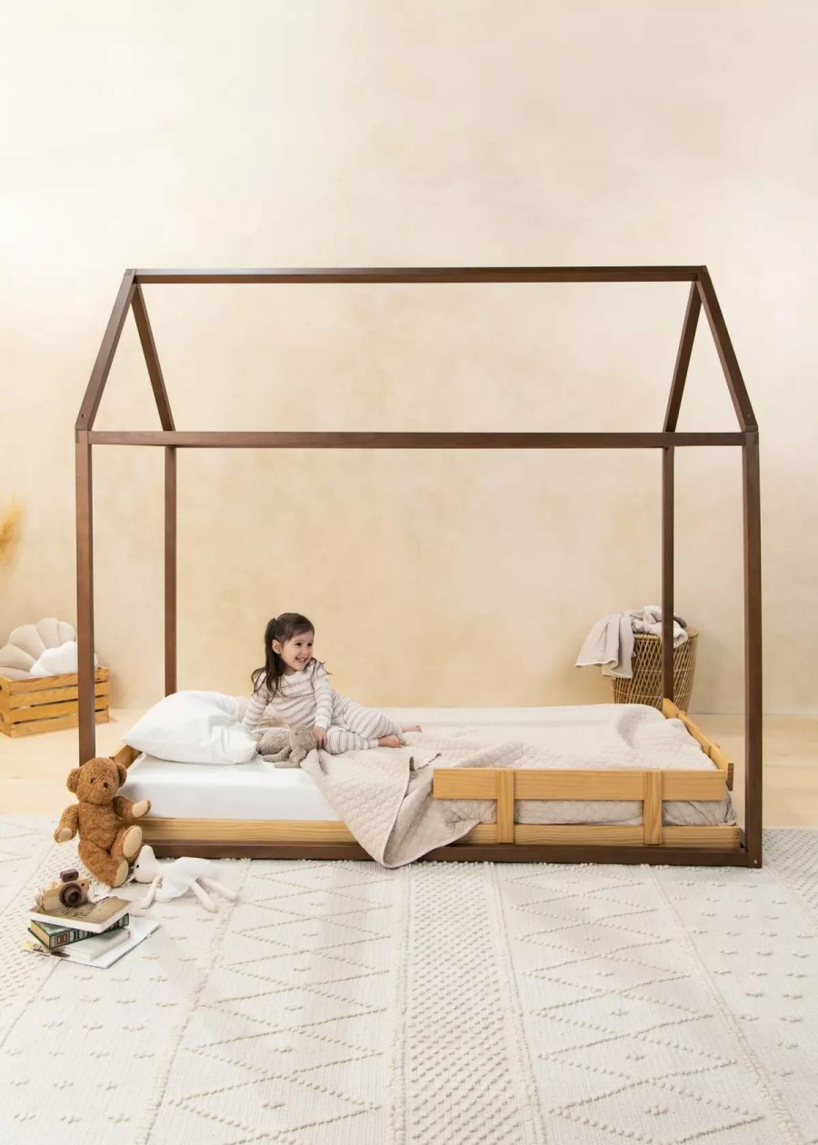 Home Essentials Coco Village Kids Beds | House Structure Walnut