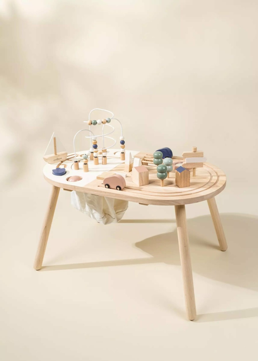 Play Coco Village Montessori Toys | Wooden Activity Table