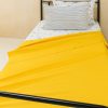 Home Essentials Coco Village Kids Bedding | Organic Cotton Flat Sheet - Mango