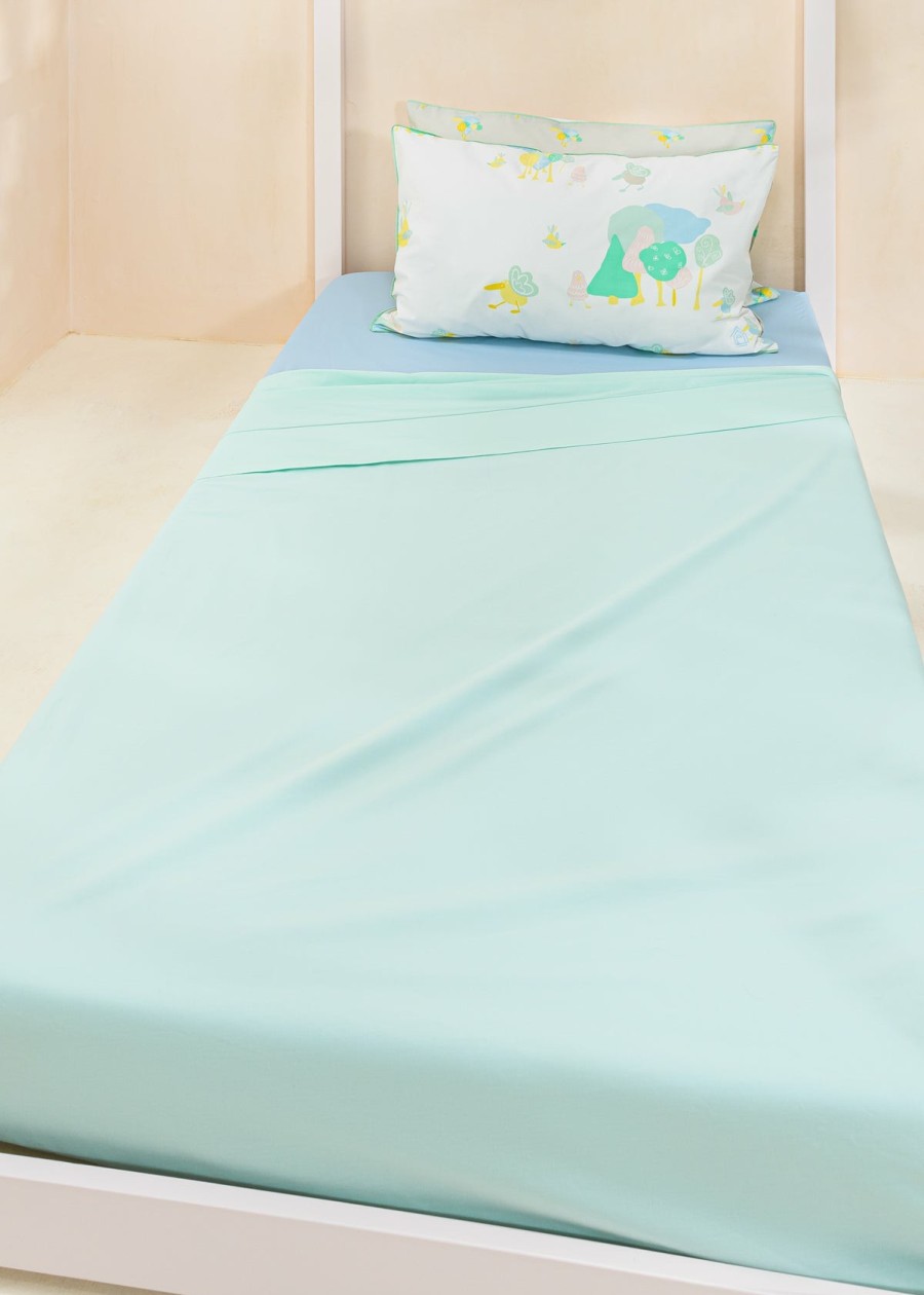 Home Essentials Coco Village Kids Bedding | Organic Cotton Flat Sheet - Bali