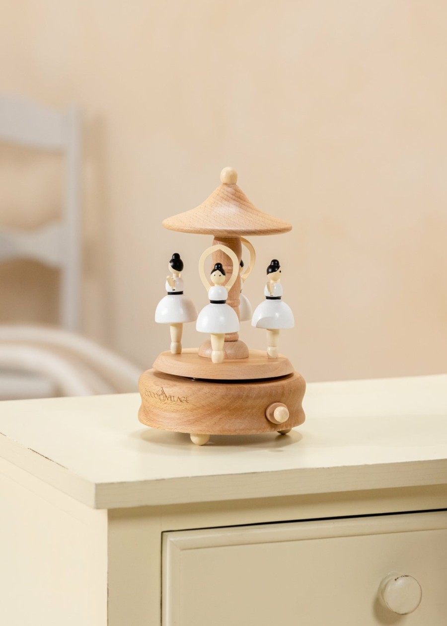 Home Essentials Coco Village Music Boxes | Wooden Music Box - Ballerinas