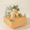 Home Essentials Coco Village Music Boxes | Wooden Music Box - Dinosaures World