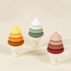 Play Coco Village Silicone Toys | 3 Sets Of Silicone Stackable Ice Cream Cones (18 Pcs)