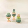 Play Coco Village Montessori Toys | Set Of 3 Wooden Stackable Trees