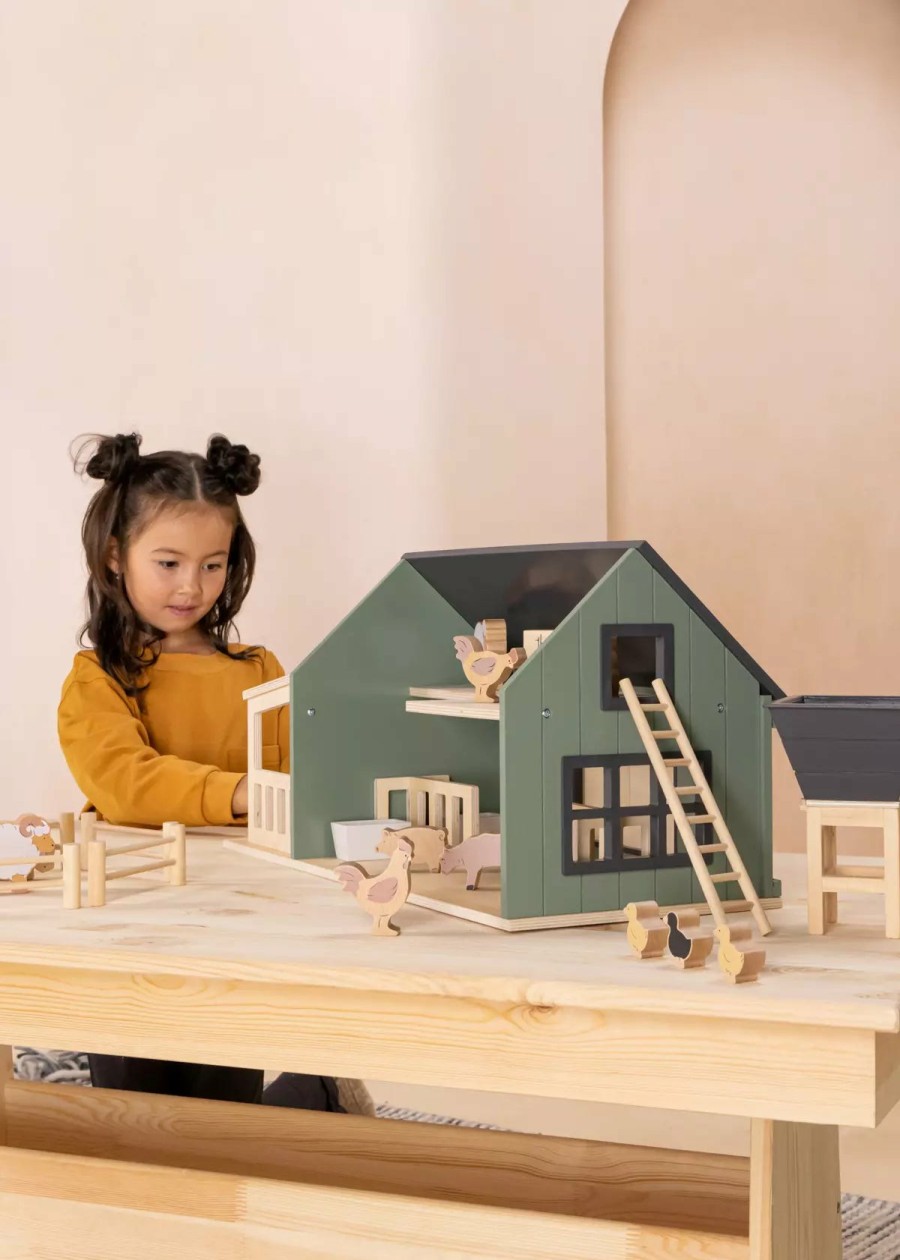 Play Coco Village Educational Toys | Wooden Farm & Accessories Set