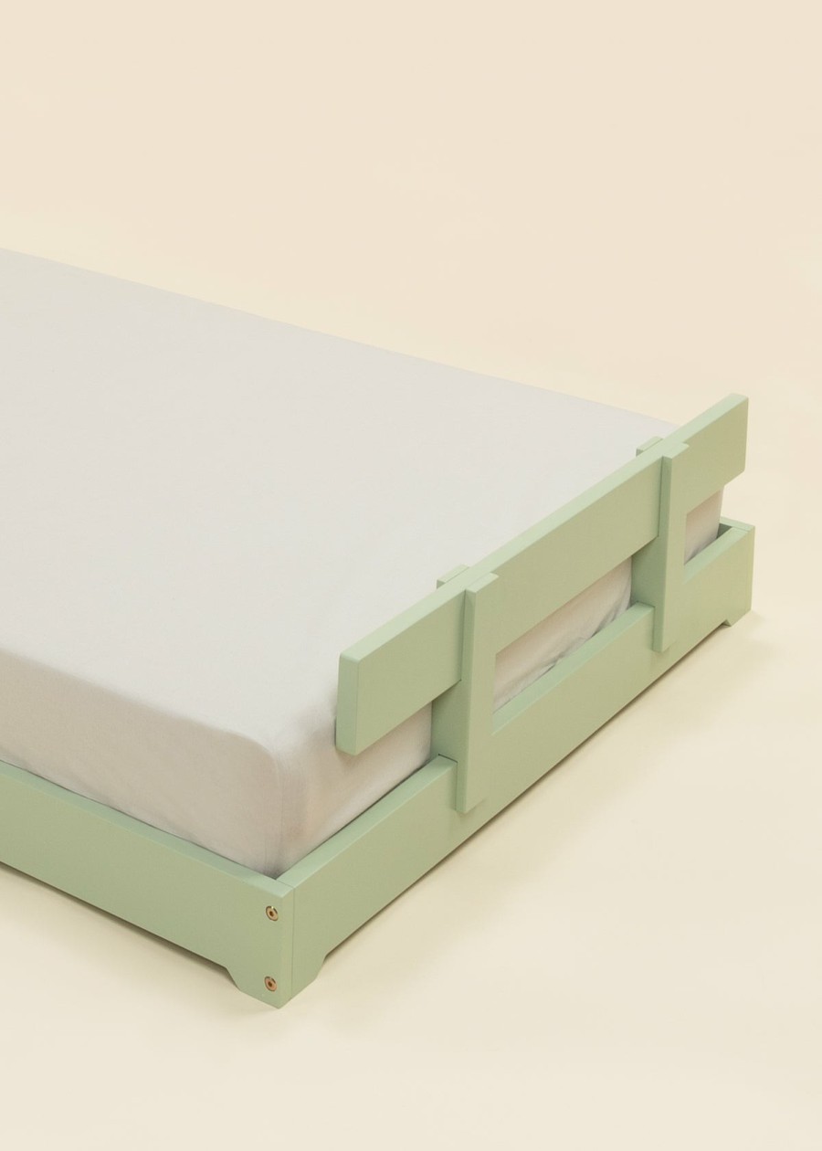 Home Essentials Coco Village Kids Beds | Wooden Bed Frame Rail - Seafoam