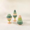 Play Coco Village Developmental Toys | Set Of 3 Wooden Stackable Trees