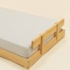 Home Essentials Coco Village Kids Beds | Wooden Bed Frame Rail - Natural Wood