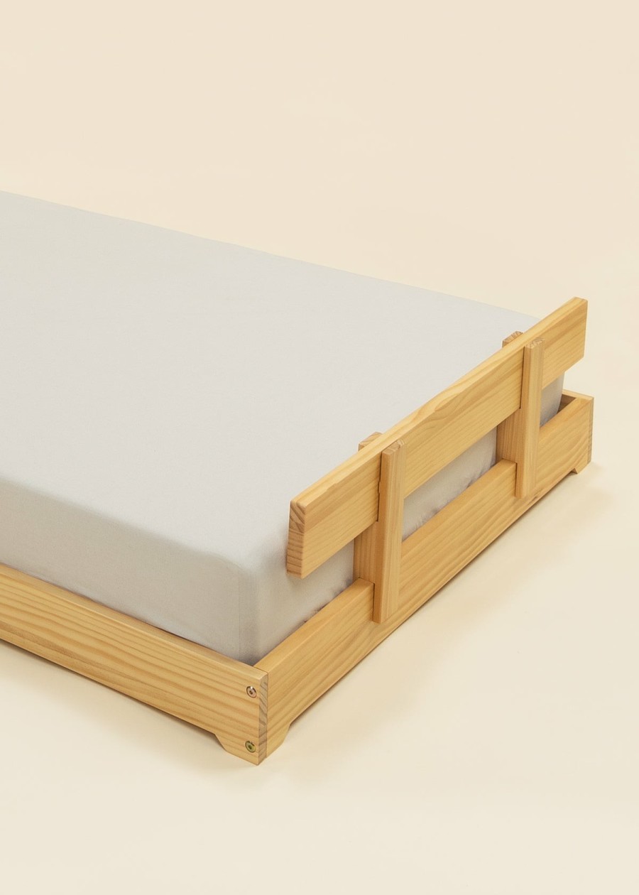 Home Essentials Coco Village Kids Beds | Wooden Bed Frame Rail - Natural Wood